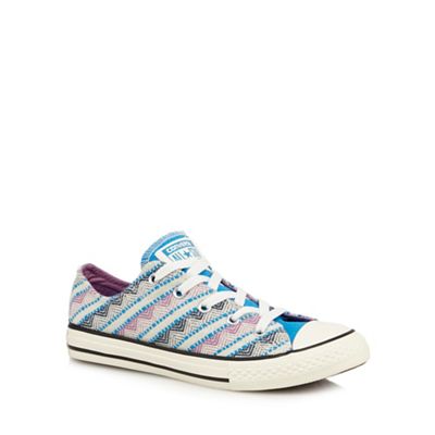 Converse Girls' pale blue 'All Star' trainers